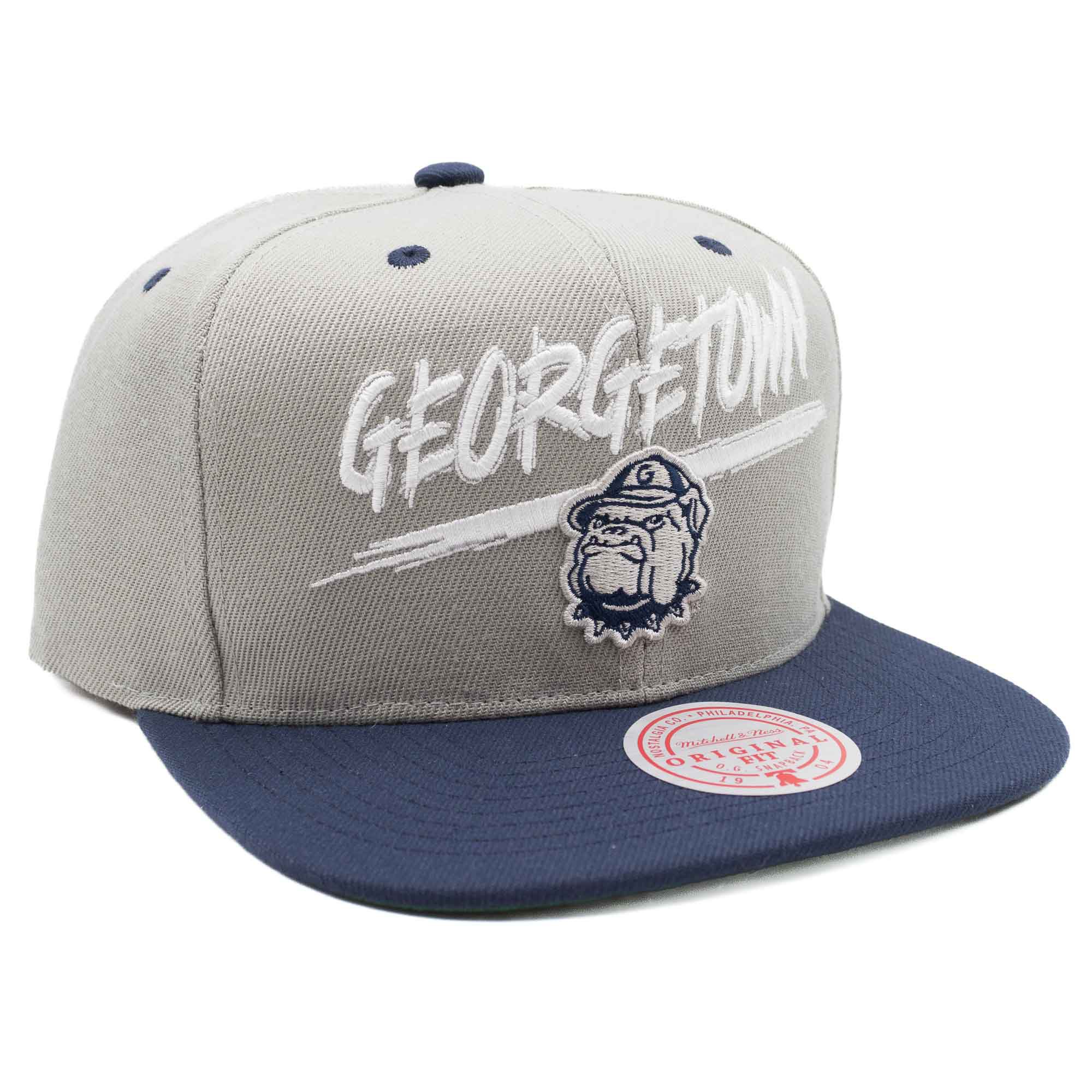 Georgetown Hoyas Transcript Mitchell & Ness Snapback NCAA Cap
