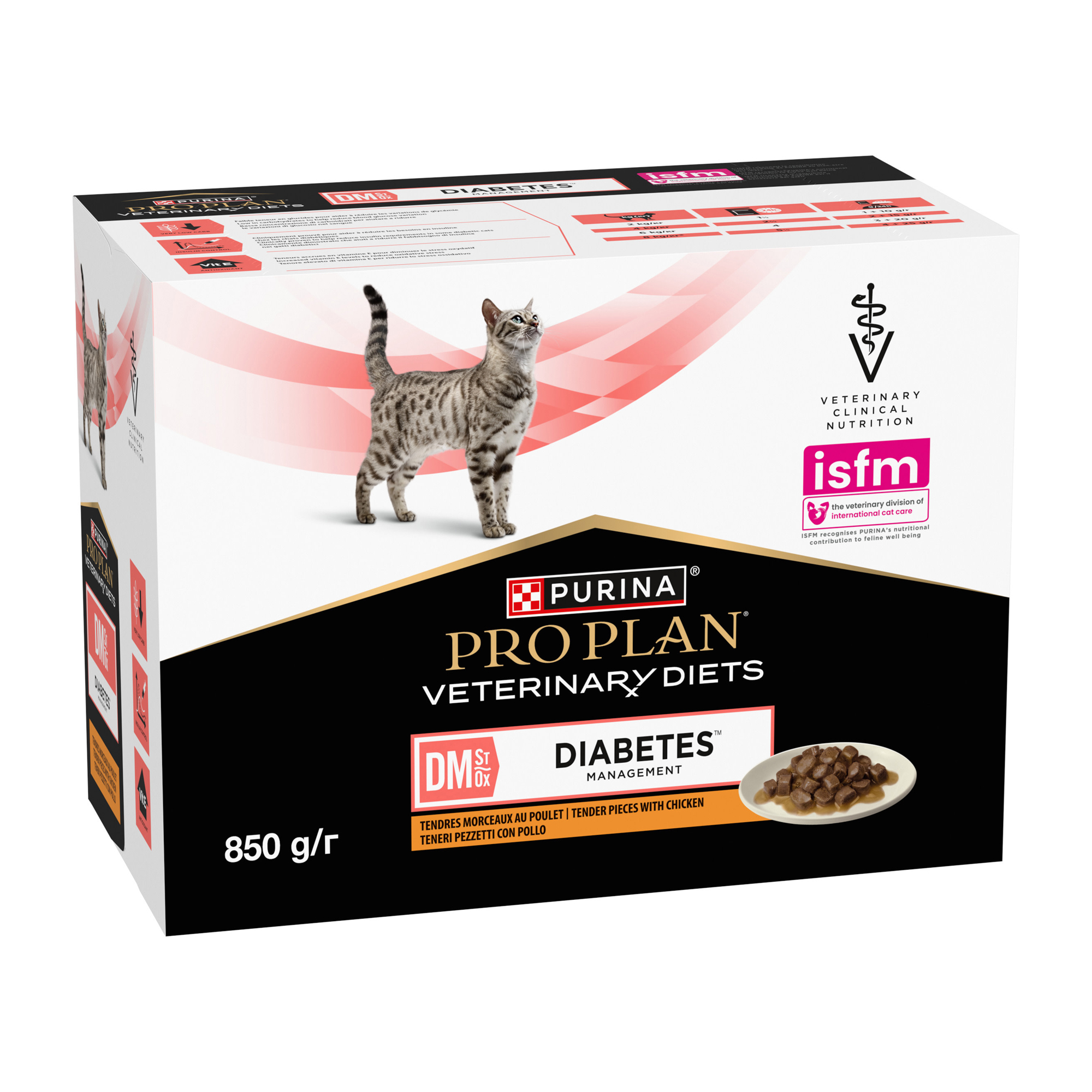 Purina Pro Plan VDs DM Diabetes Management - Chicken - 10 x 85g