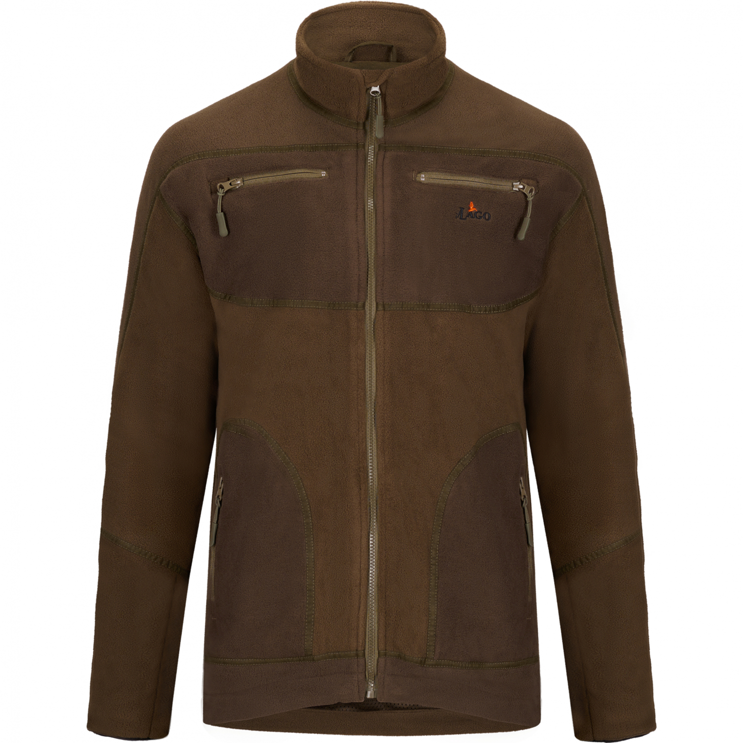 il Lago Prestige Geo Performance Fleece Jacket Men (Olive)