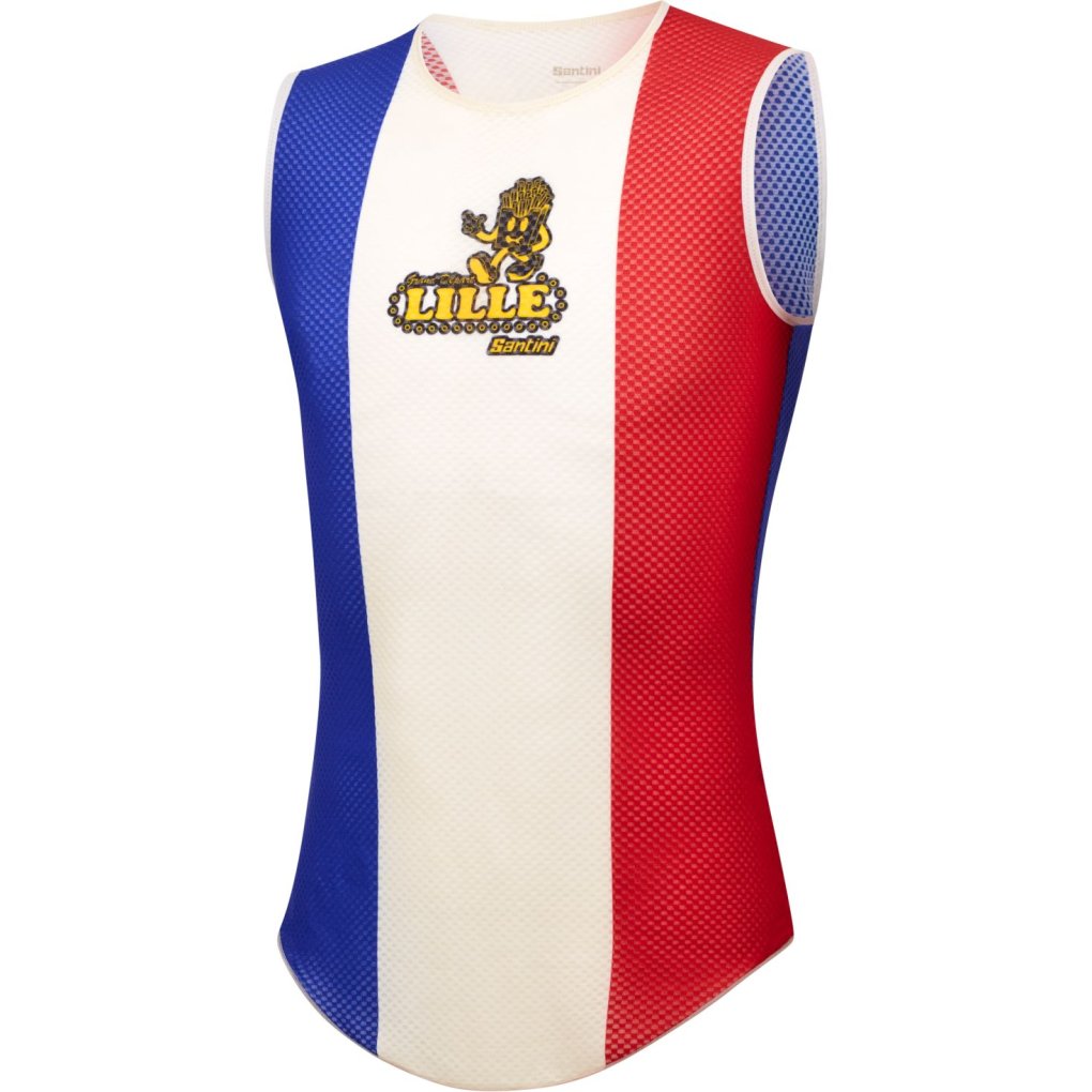Santini Grand Départ Lille Baselayer Tank Men - Tour de France™ 2025 Collection - RE002GLL5TDF