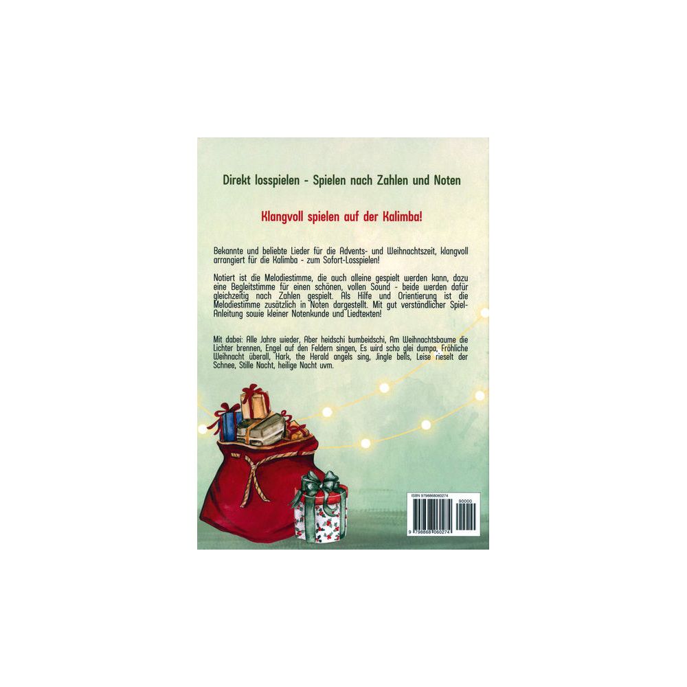 Claudia Groß Kalimba Weihnachtsliederbuch – Thomann Ireland