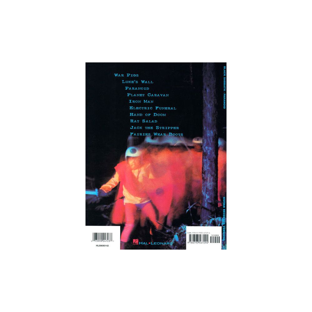 Music Sales Black Sabbath Paranoid – Thomann Ireland