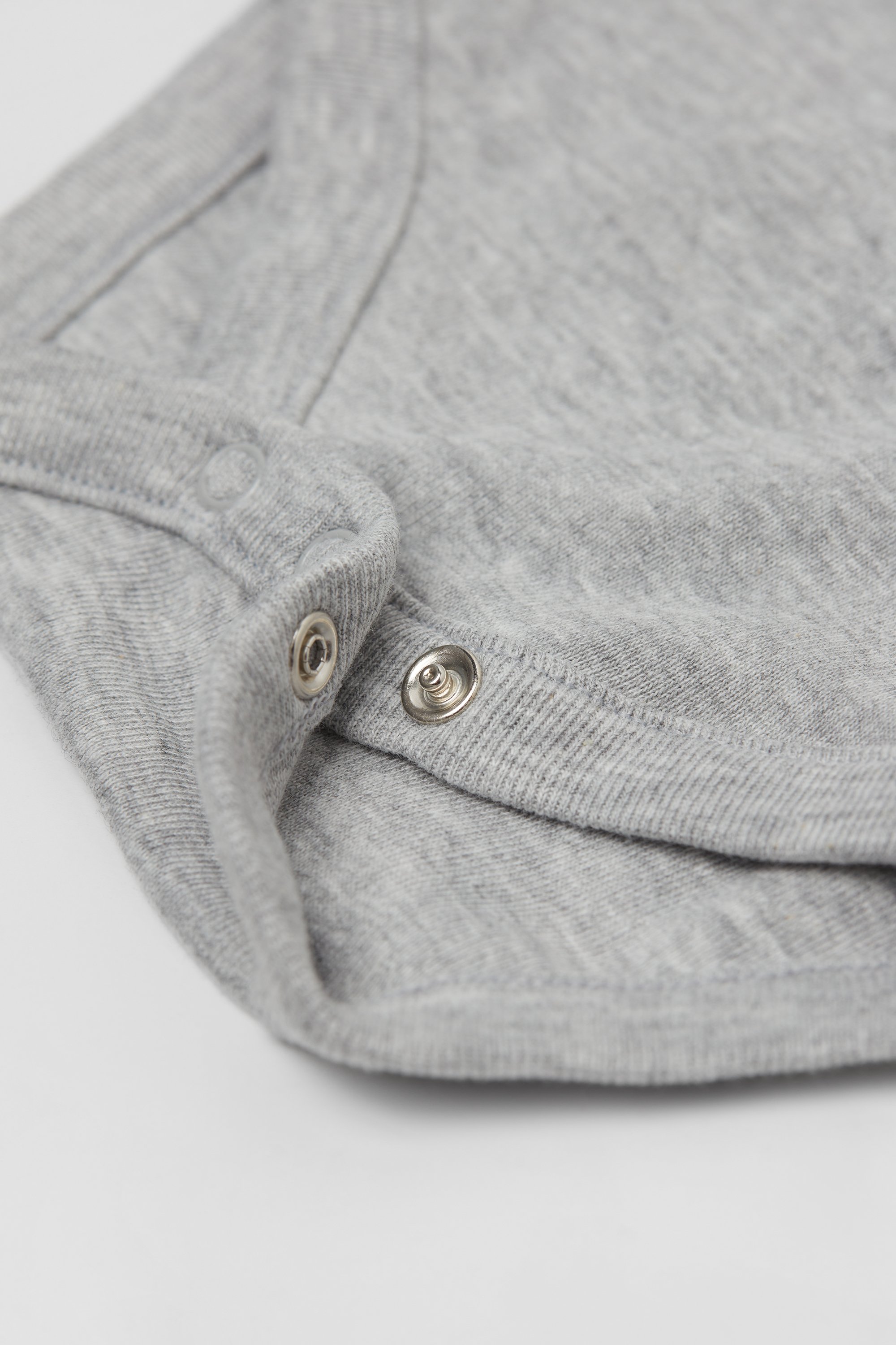 Baby Plain Pure Cotton Bodysuit with Short Sleeves