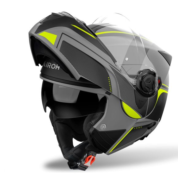 Airoh SPECKTRE Modular Helmet - LEAF - Yellow / BlackRef: AR1450-C50684