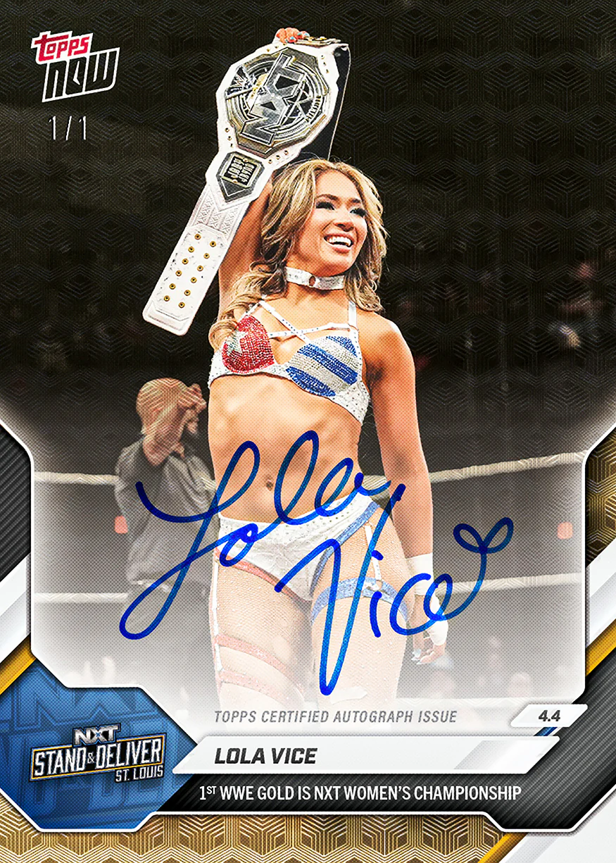 Lola Vice - 2026 WWE Topps NOW® - Card 34 - PR: 1507