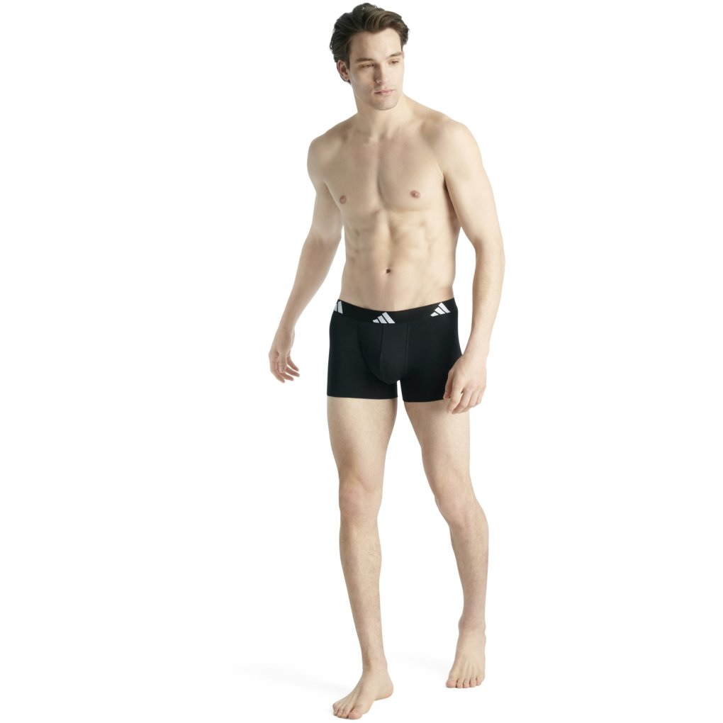 adidas Sports Underwear Active Flex Cotton Trunk Men - 3 Pack - 000 black