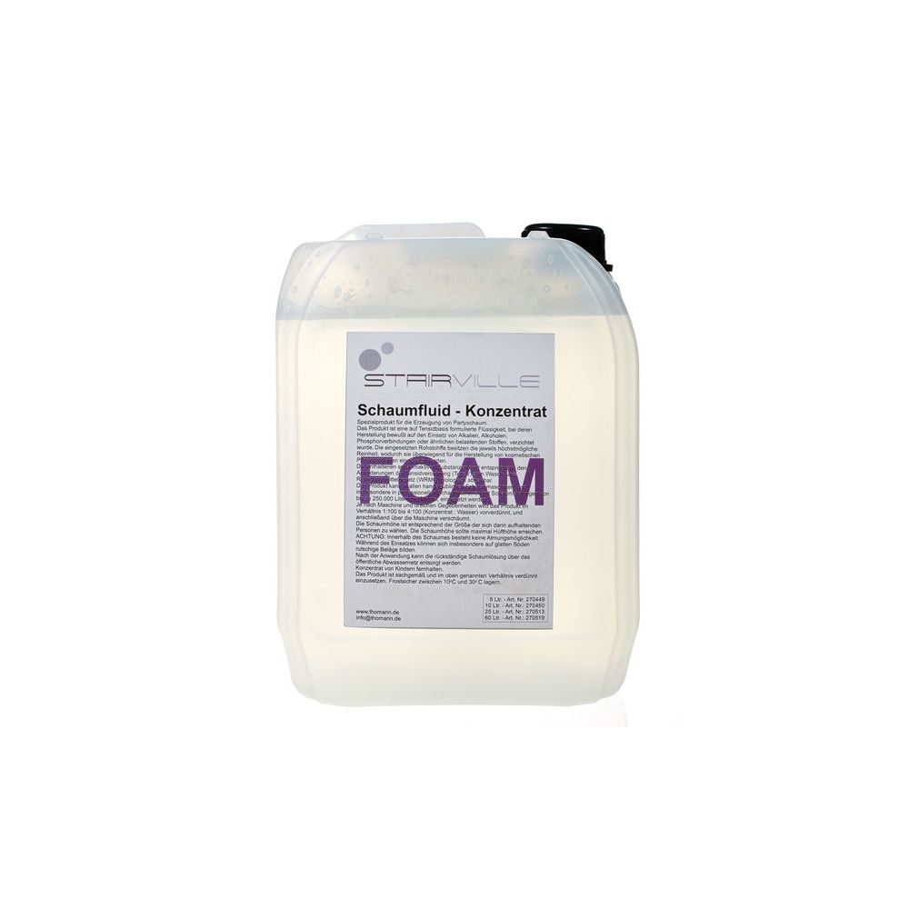 Stairville Foam/Snow Fluid Concent 5l – Thomann Ireland