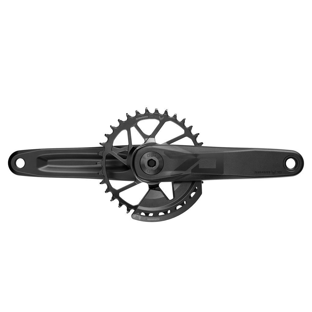 SRAM Eagle 70 Crankset | T-Type | 12-speed | DUB | Direct Mount | 32 Teeth - black