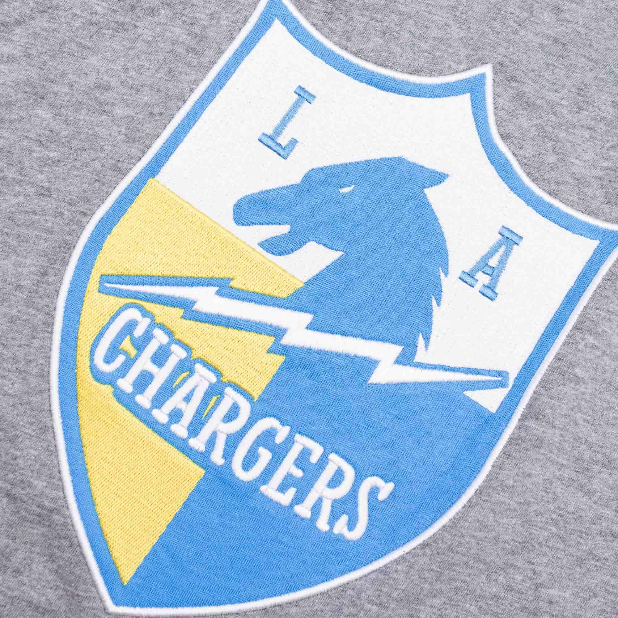 Los Angeles Chargers Mitchell & Ness Color Blocked NFL Throwback T-Shirt