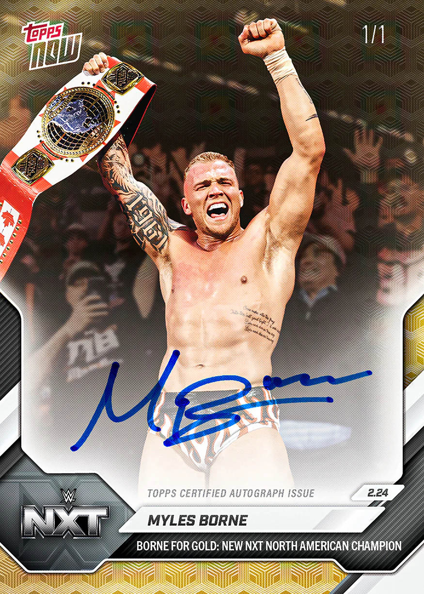 Myles Borne - 2026 WWE Topps NOW® - Card 20