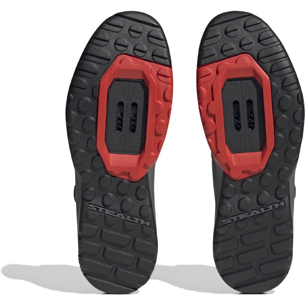 Five Ten Trailcross Pro Clip-In Mountain Bike Shoes Men - Grey Five / Core Black / Red