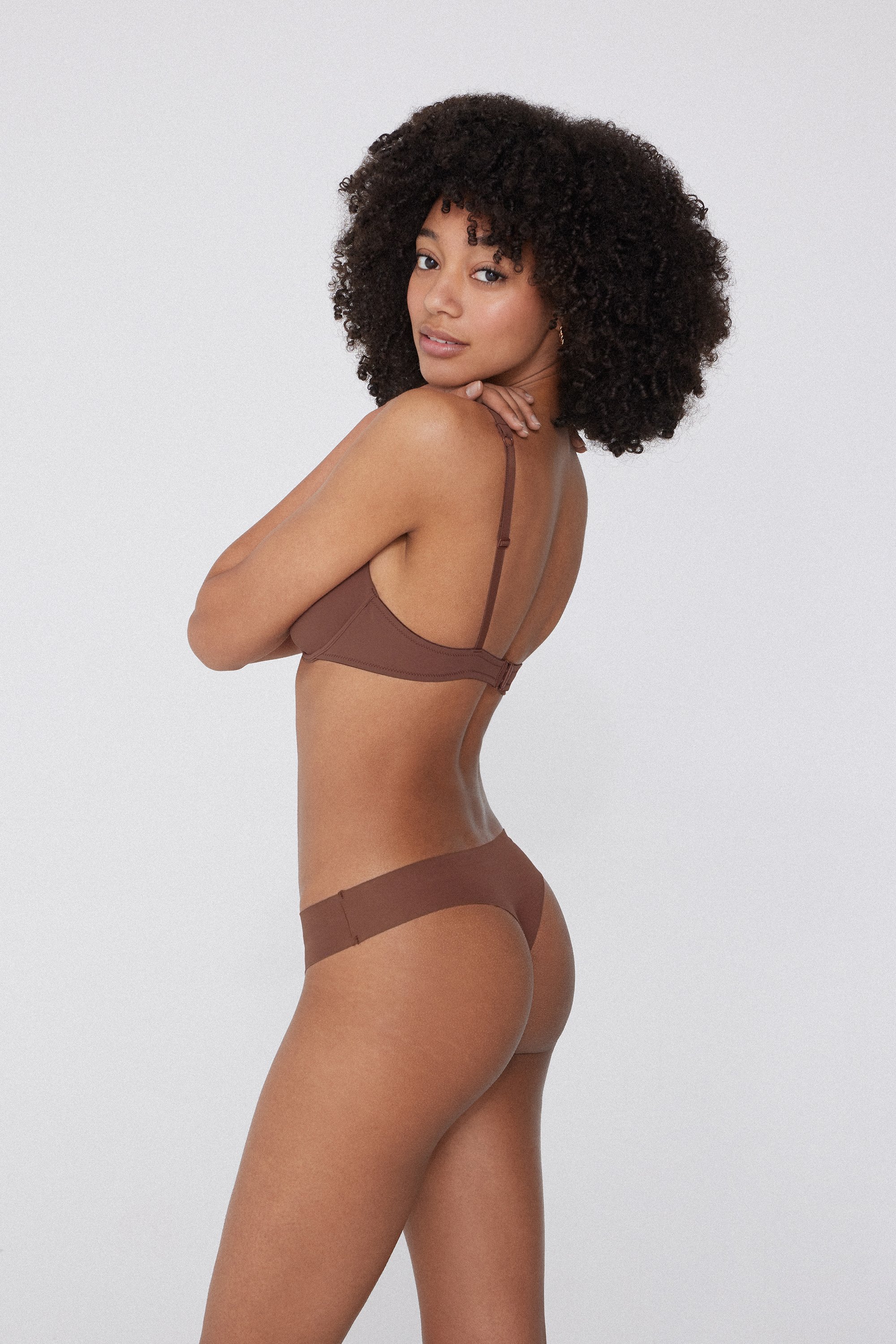 Seamless Organic Cotton Brazilian Briefs