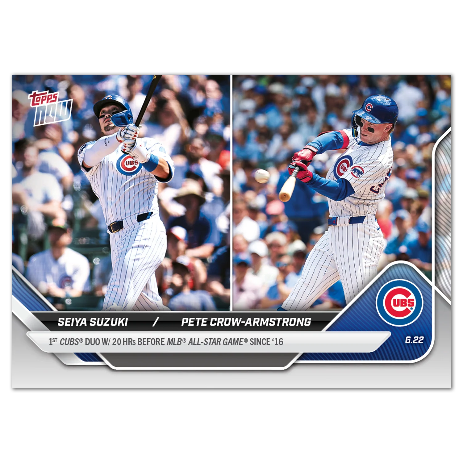 Seiya Suzuki / Pete Crow-Armstrong - 2025 MLB Topps NOW® - Card 336