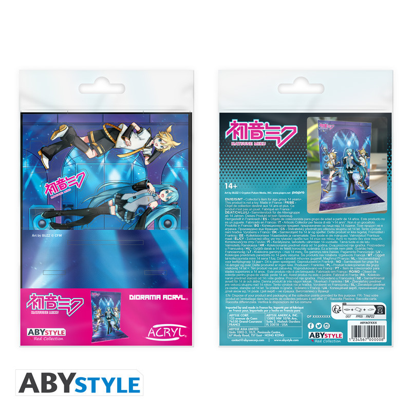 HATSUNE MIKU Acryl® Diorama Miku & friends