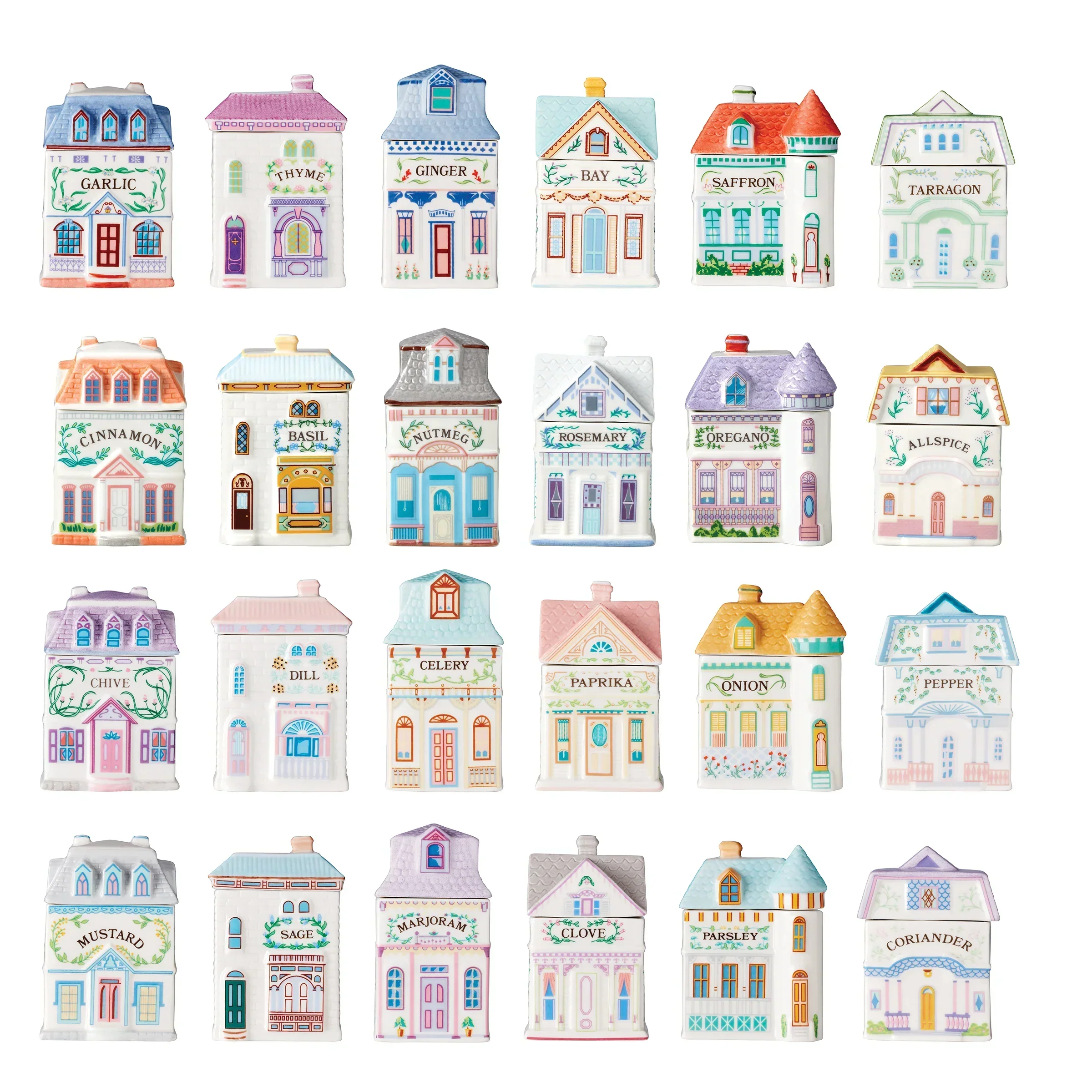 Cs Lenox Spice Village 24-Jar Full Collection