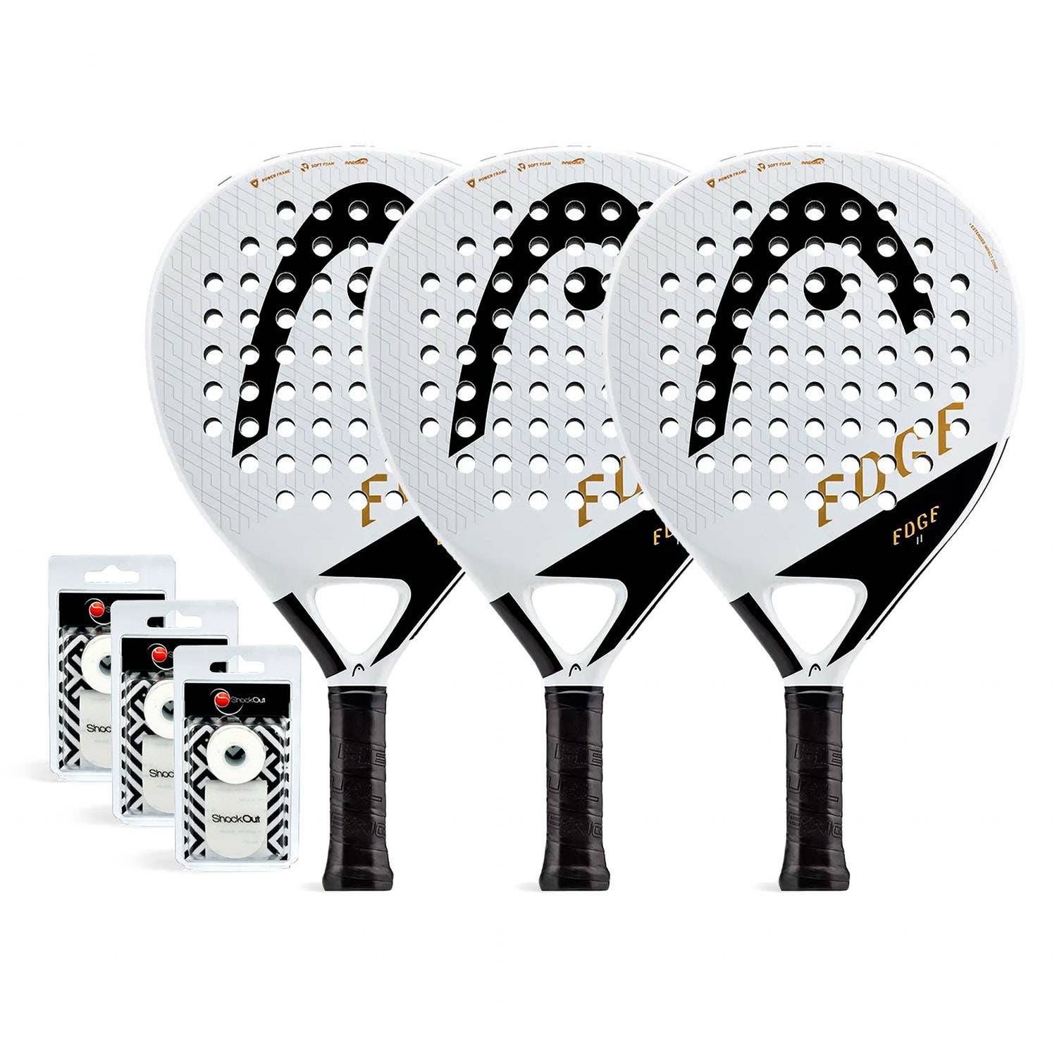 TRIPACK HEAD EDGE II WHITE