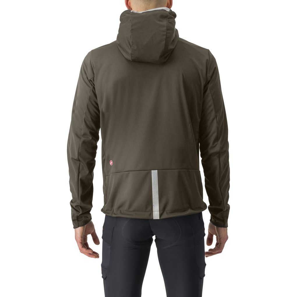 Castelli Trail Hoodie Jacket Men - tarmac 304