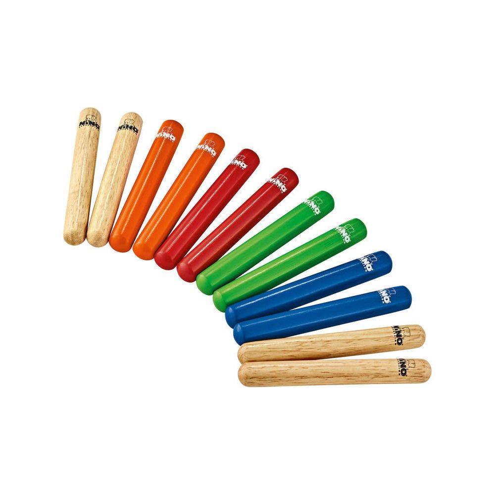 Nino Coloured Claves Set 6pc – Thomann Ireland