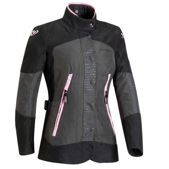 Ixon Bloom Motorcycle Jacket - Gray / BlackRef: IX1806