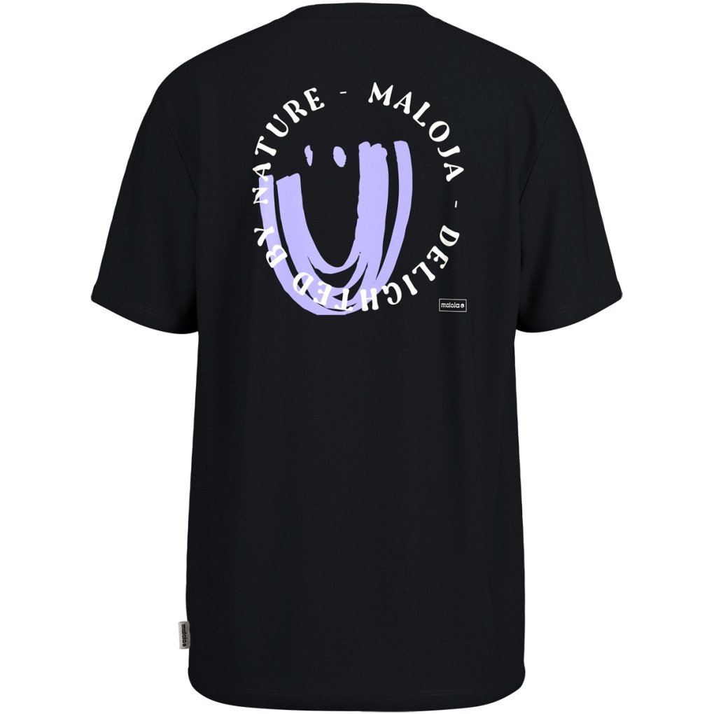 Maloja NalboM. Organic Cotton Tee Men - deep black 8833