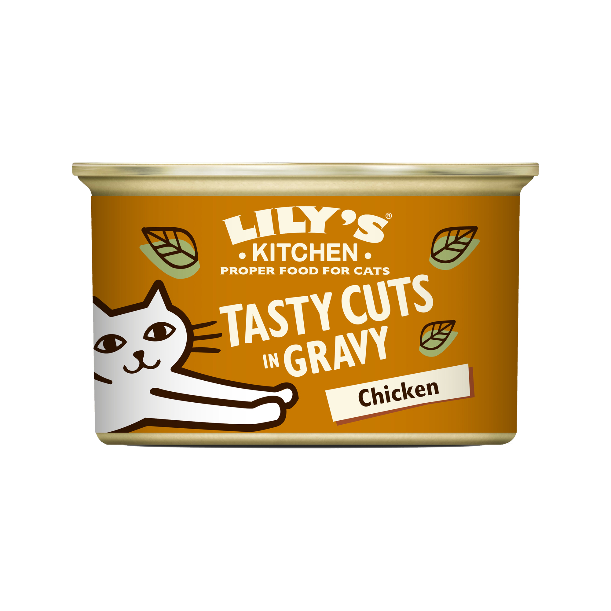 Lily's Kitchen Cat Tasty Cuts Cat Food - Tin - Chicken - 24 x 85g