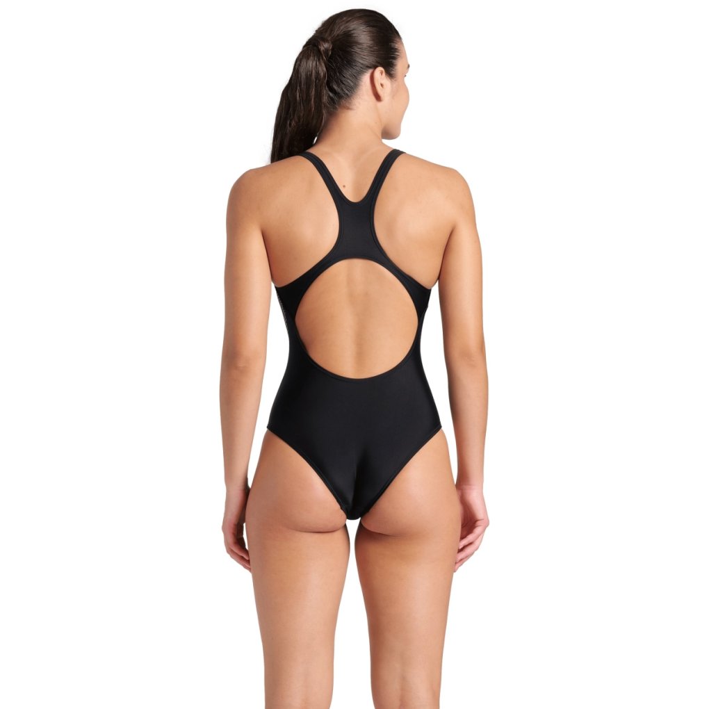 arena Feel Graphic Swim Pro Back Swimsuit Women - Black/Water