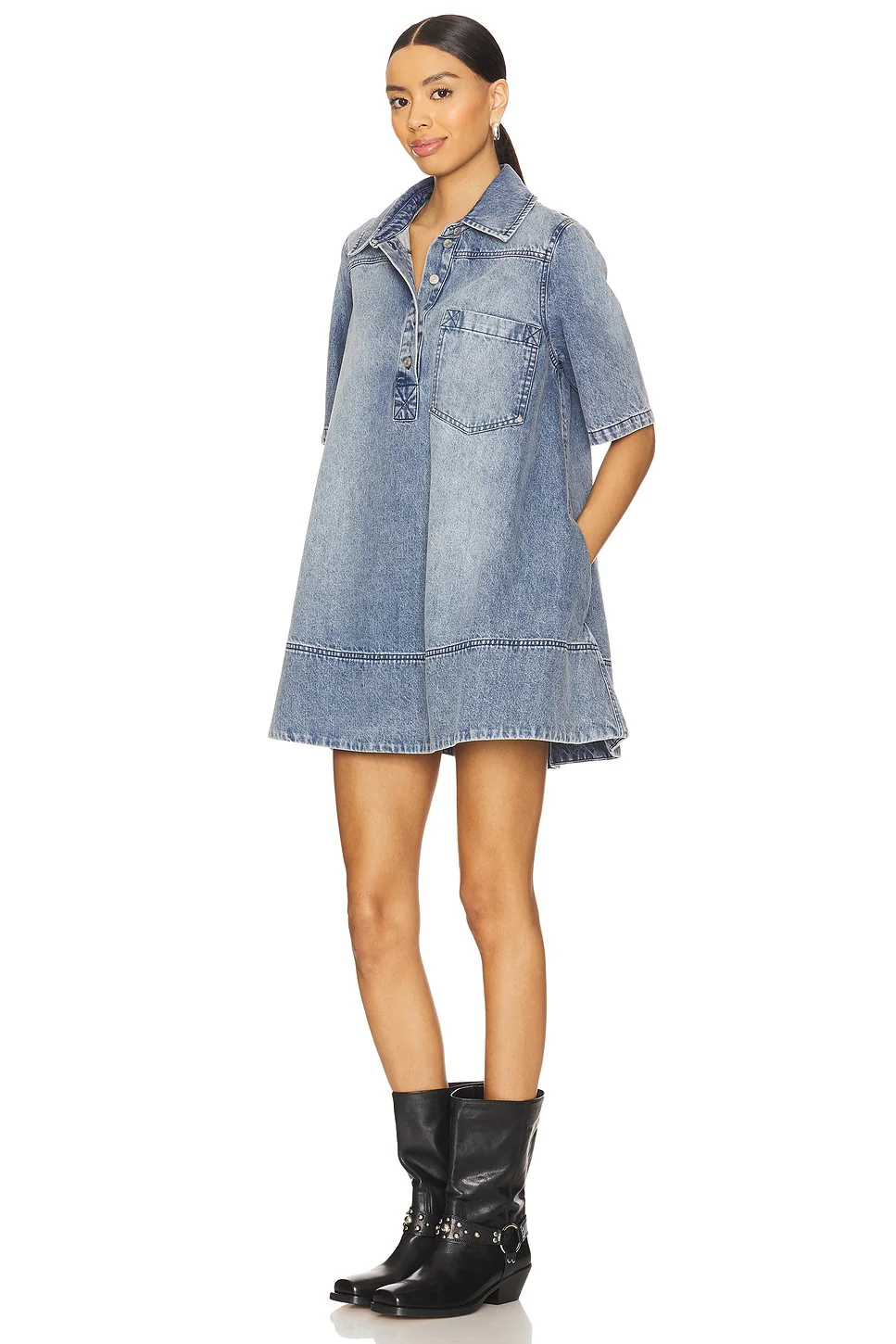 Remino Denim Mini Dress