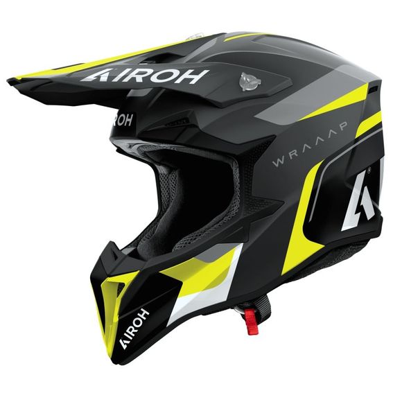 Casque cross Airoh WRAAAP - CONQUER 2026 - JauneRef : AR1539-C60245