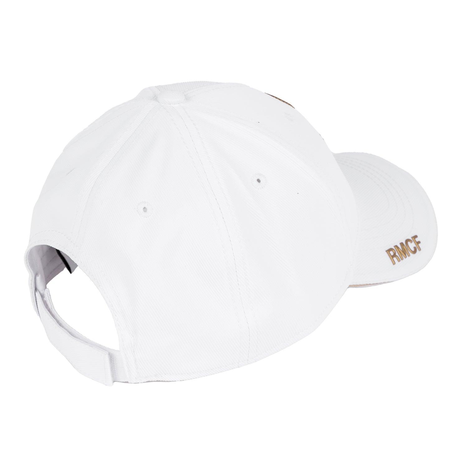 Real Madrid Crest Logo Cap - White