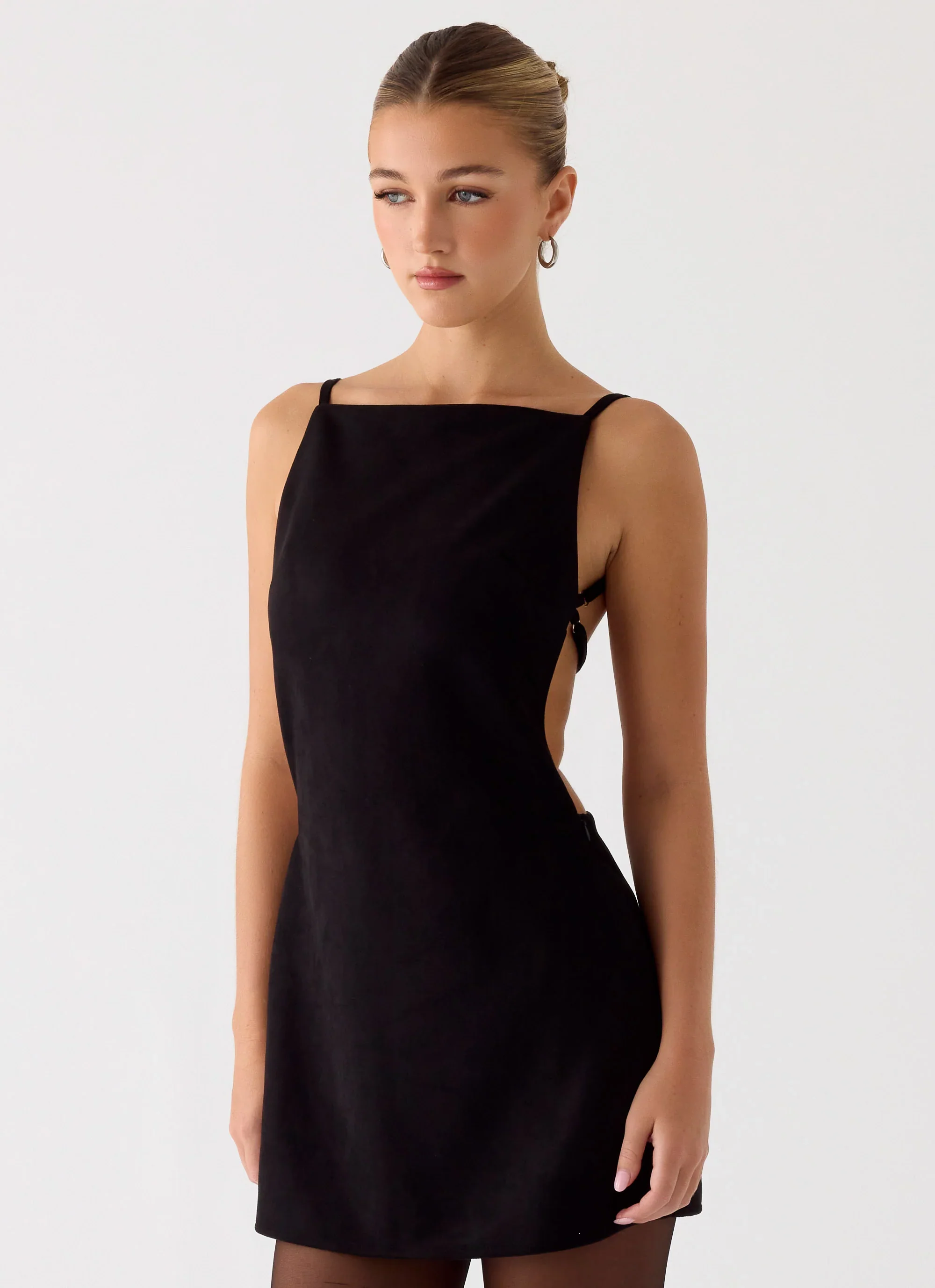 Play With Fire Mini Dress - Black