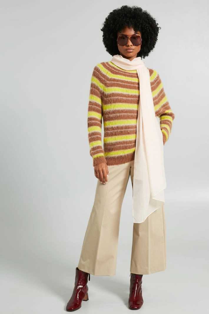 Voile scarf - POWDER PINK