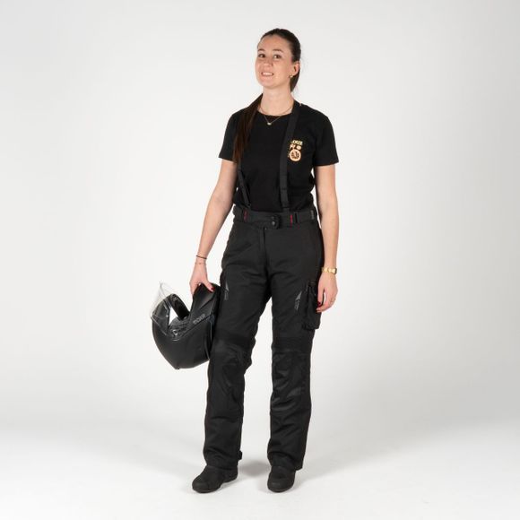 Pantalon Moto DXR ROADTRIP WOMAN - NoirRef : DXR0247