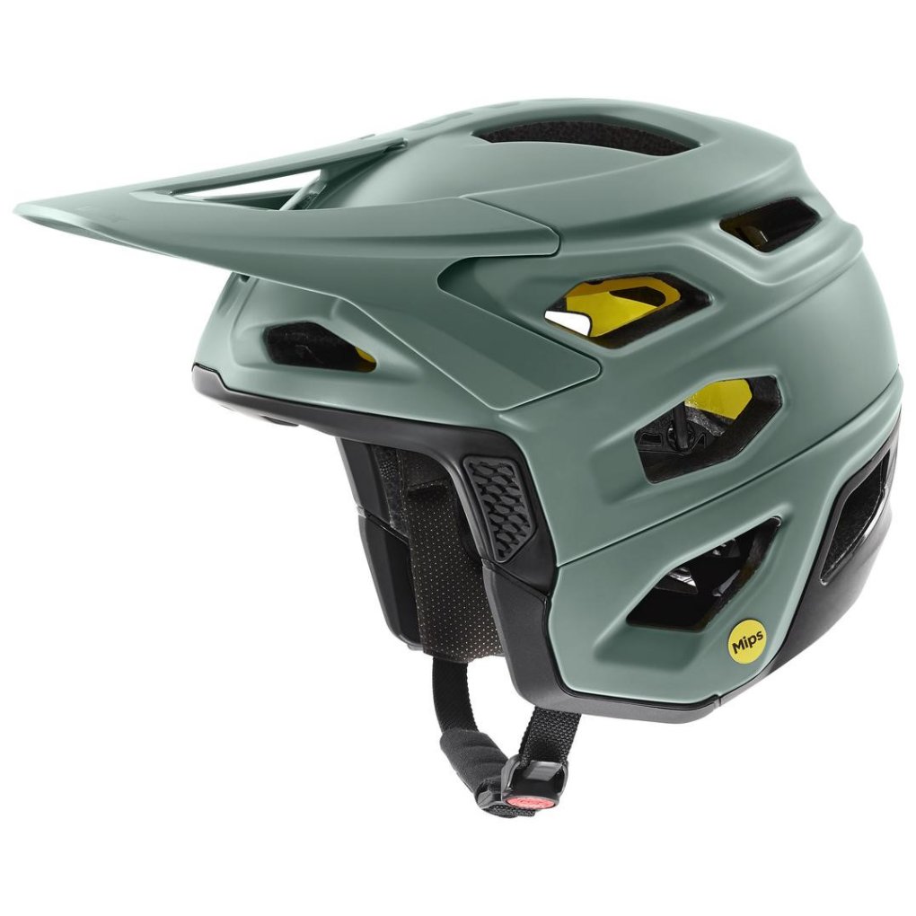 Uvex revolt MIPS Helmet - moss green-black matt