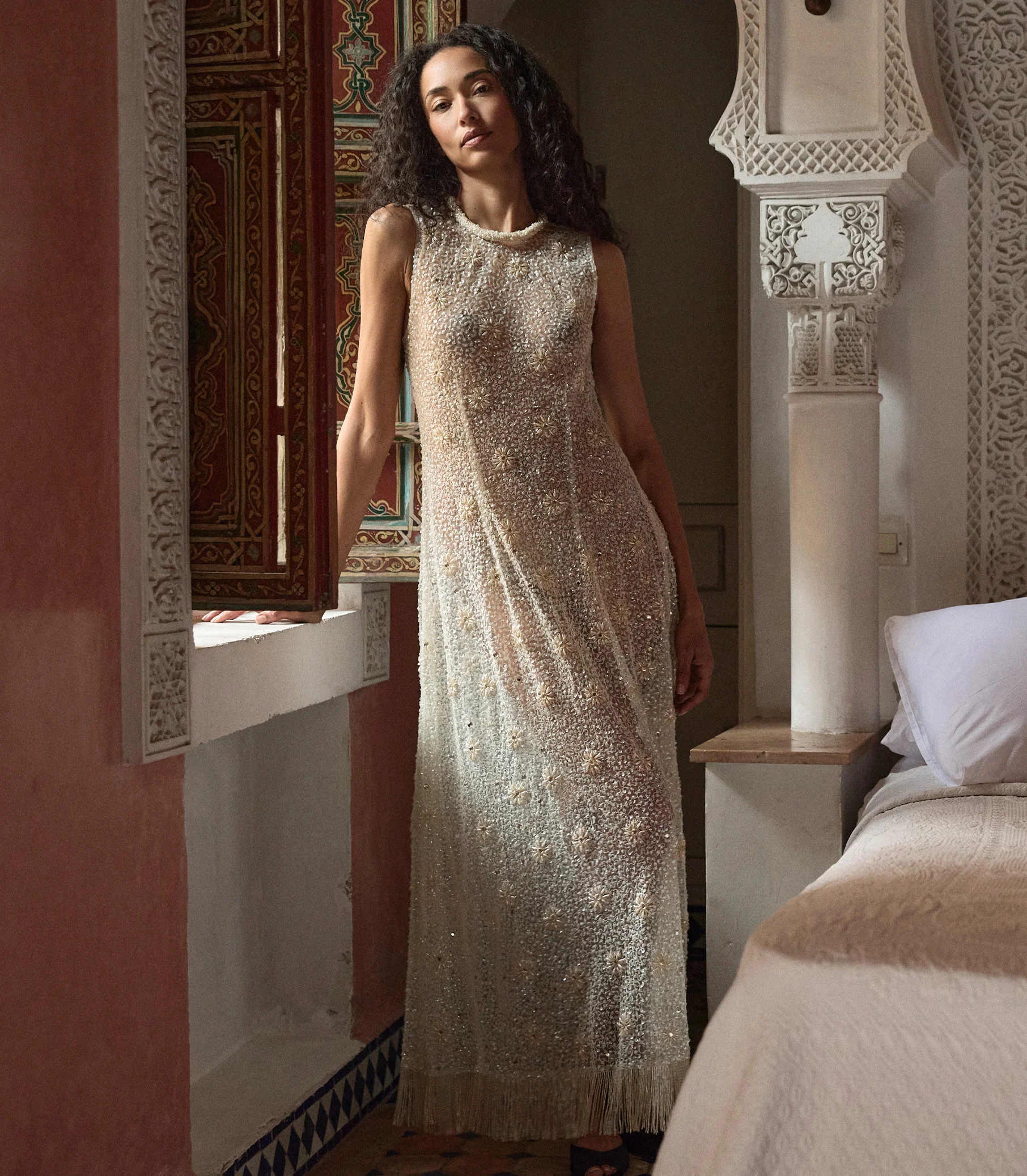 Opalite Maxi Dress - Pierre de Lune