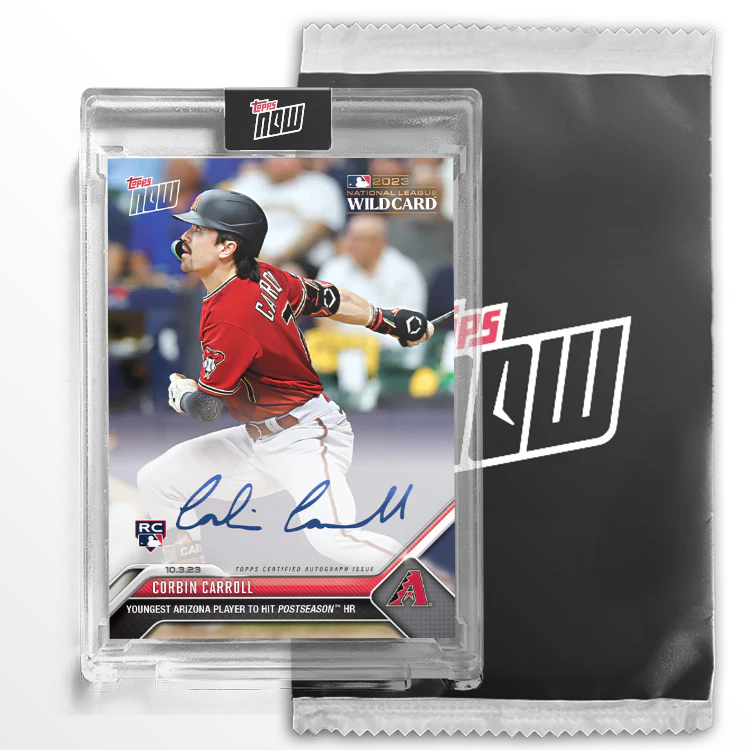 On-Card Autograph # to 99 or Lower - Corbin Carroll - 2023 MLB TOPPS NOW® Card 961
