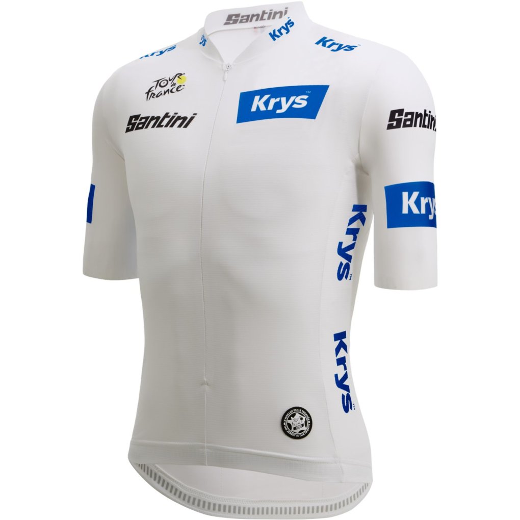 Santini Best Young Rider Jersey Men - Tour de France™ 2025 Collection - TF97175CTDFBYR - white BI