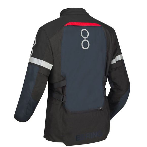Veste Moto Bering HALIFAX - Gris / RougeRef : BR1632