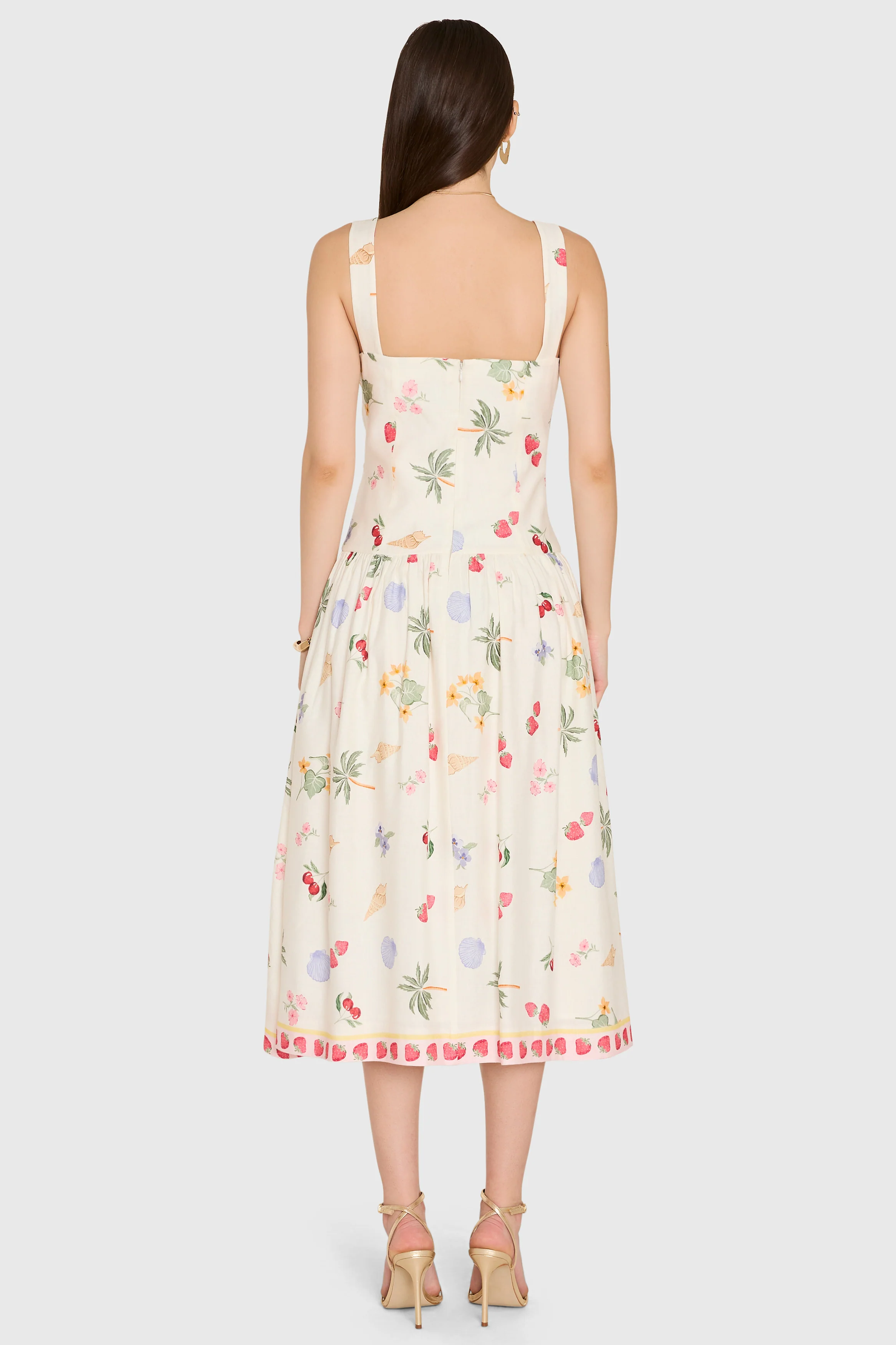 Soho Midi Dress In Boardwalk