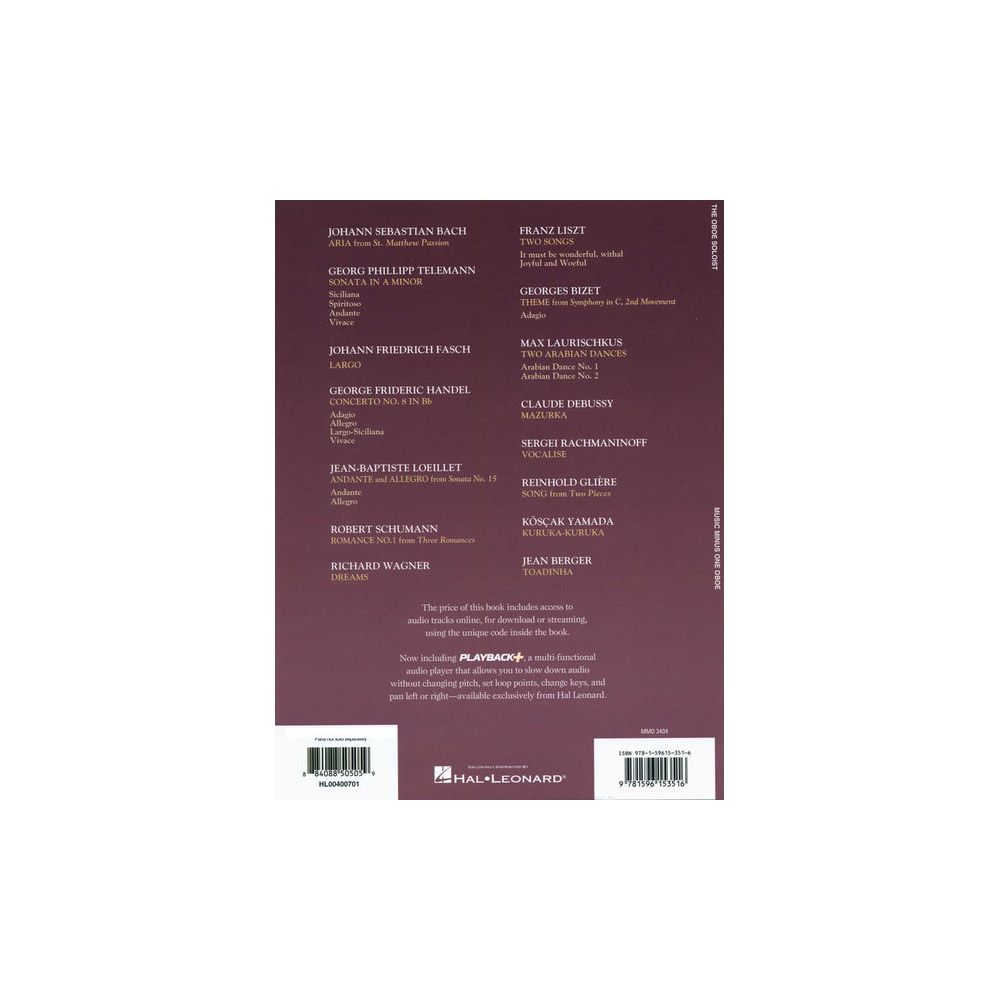 Music Minus One The Oboe Soloist – Thomann Ireland