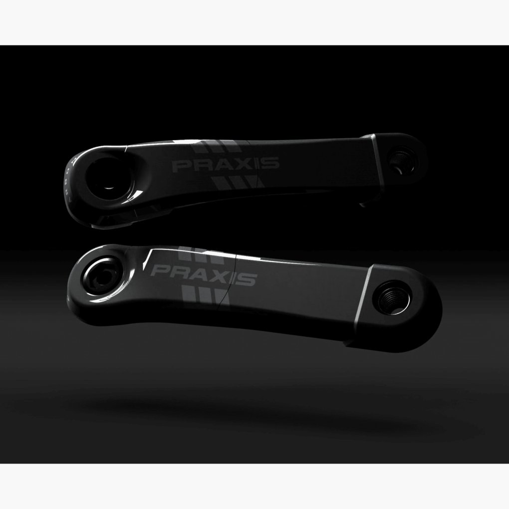 Praxis Works E-Crank Crank Arms - Carbon | EC-Type2 | ISIS | MTB | for Bosch, Avinox, QORE, Specialized
