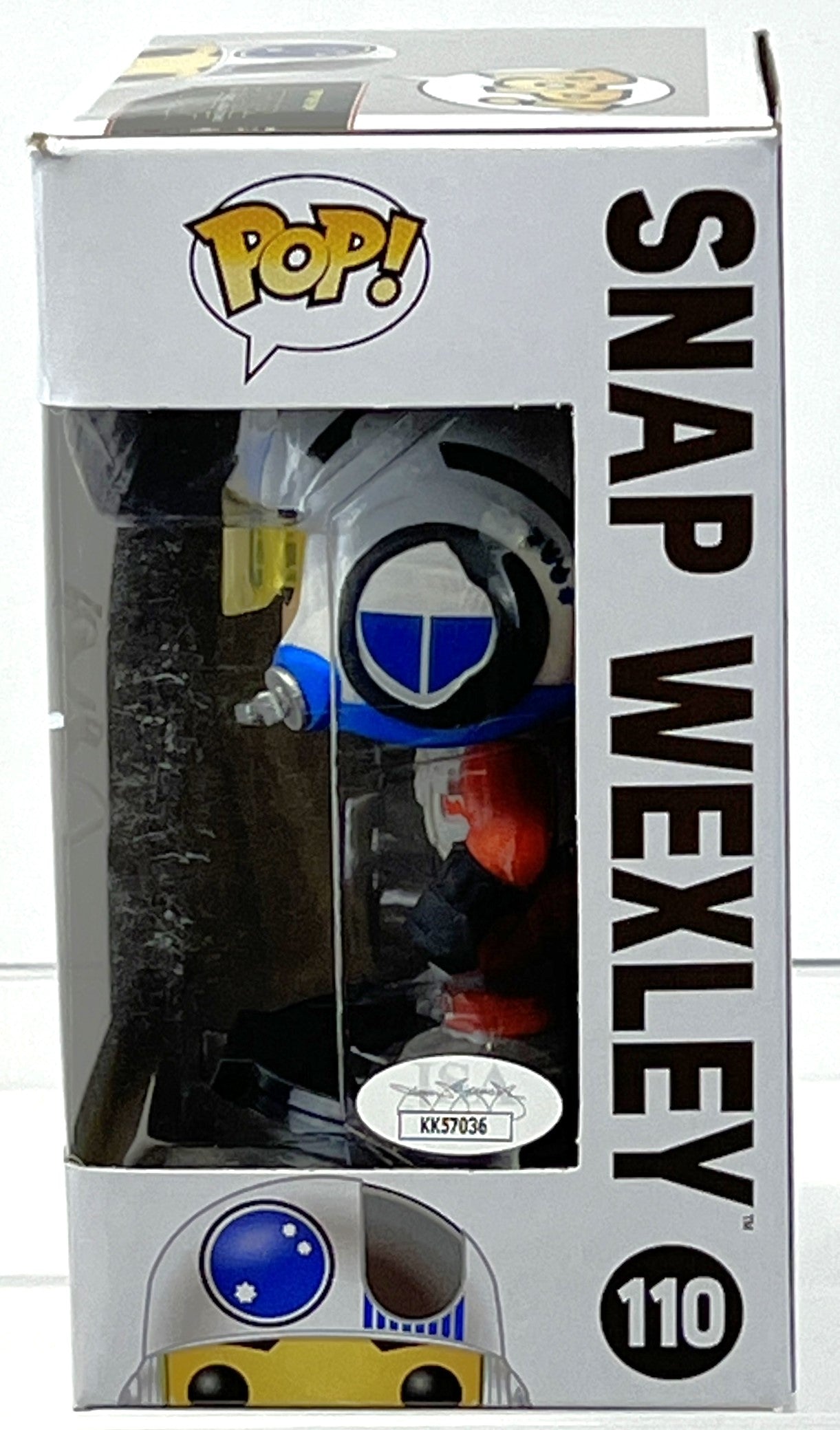 Greg Grunberg Autographed Star Wars Snap Wexley Funko POP #110 JSA
