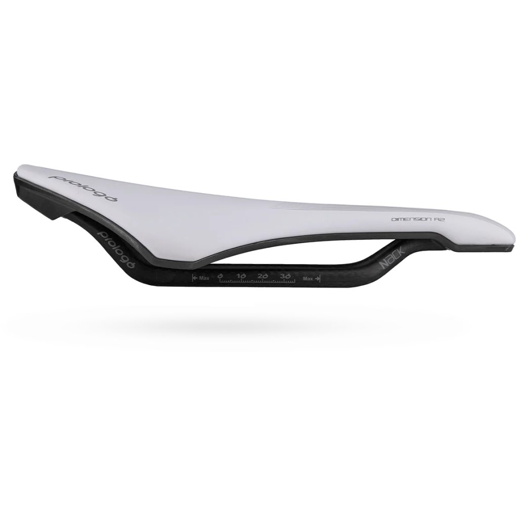 Prologo Dimension R2 Saddle - white/grey