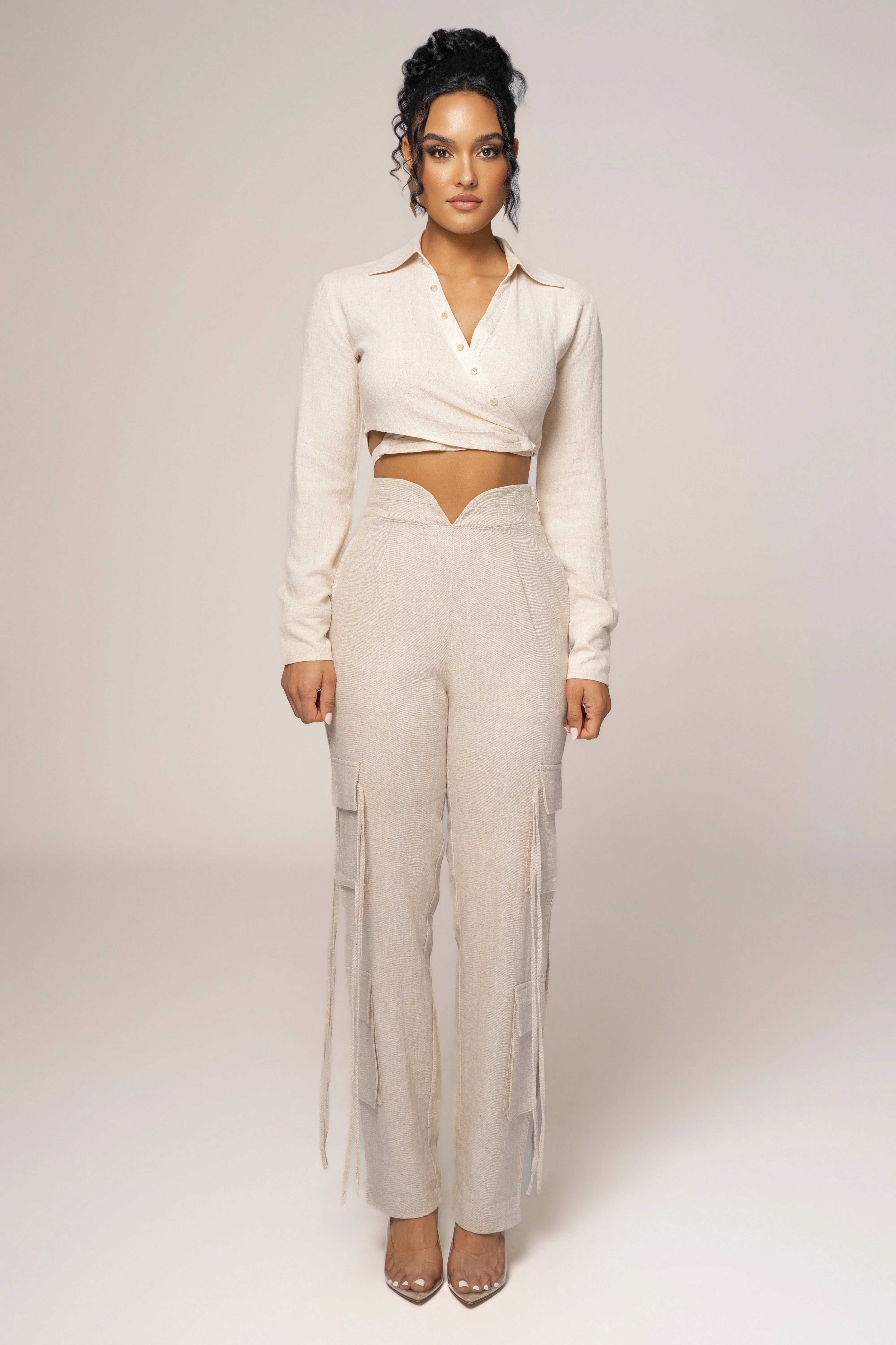 Natural Better Half Linen Utility Pants