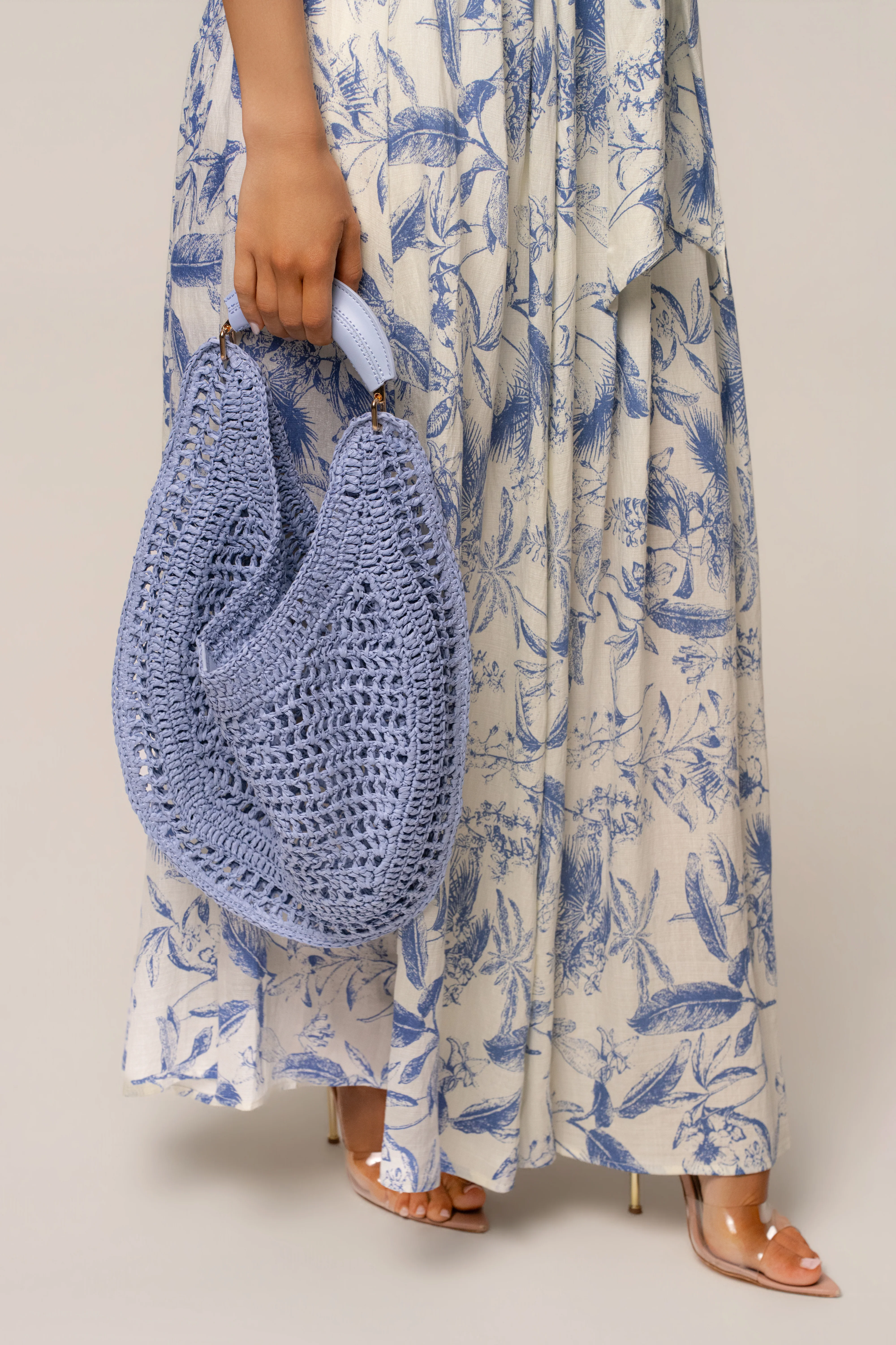 Periwinkle Seaside Woven Bag