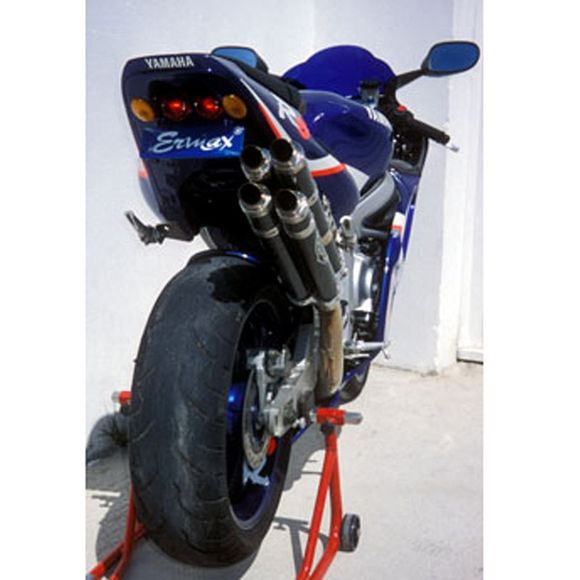 Ermax PDR wheel arch YAMAHA YZF R6 2000/2001 - Black / WhiteYAMAHA 600 YZF-R6 (RJ03) - 2000 - 2001Ref: EM0986