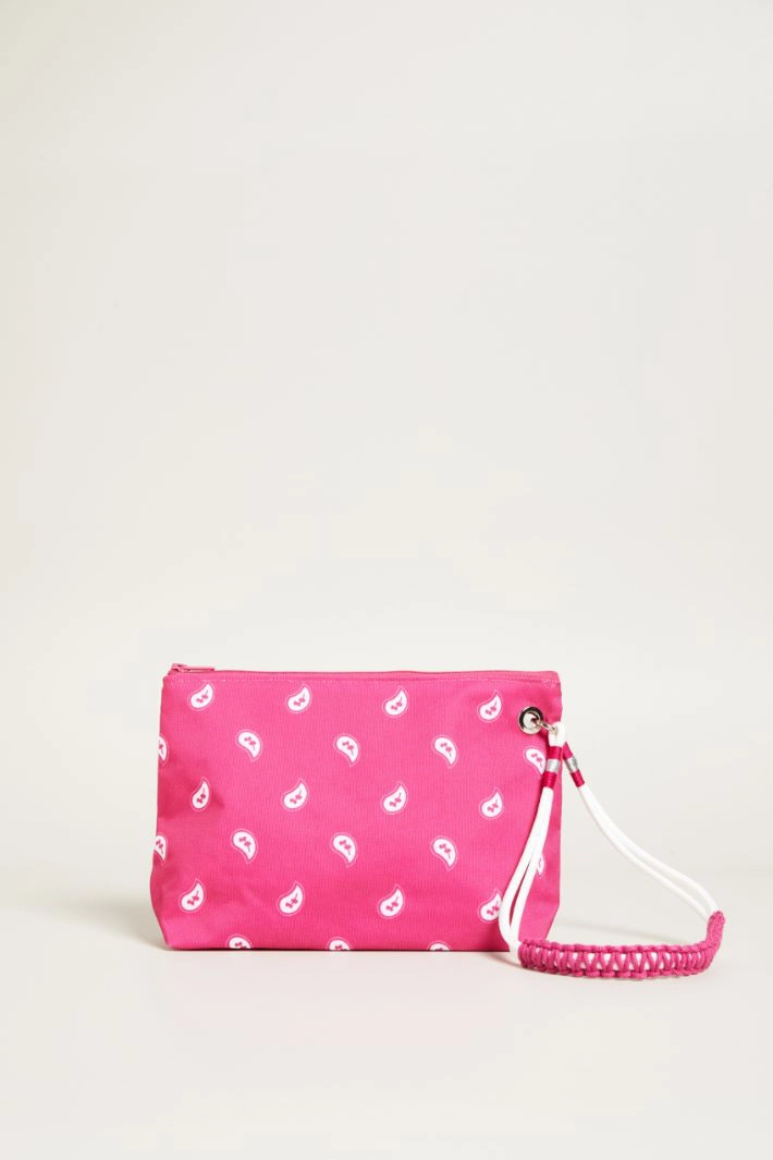 Bandana Print Envelope - FUCHSIA