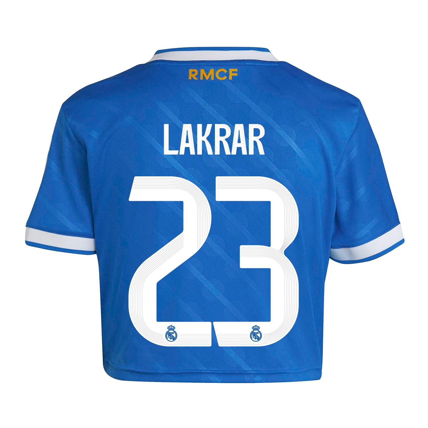 Womens Third Crop Shirt 25/26 Blue