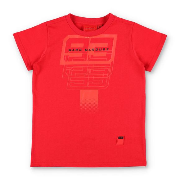 T-Shirt manches courtes Kenny MARC MARQUEZ 93 ENFANT - Noir / RougeRef : KE2521
