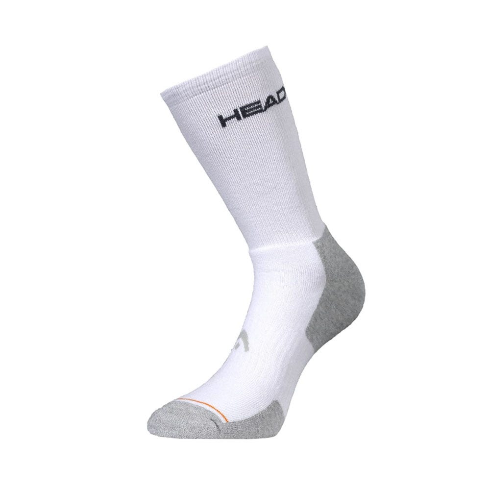HEAD TENNIS CREW ATHLETES SOCKS WHITE
