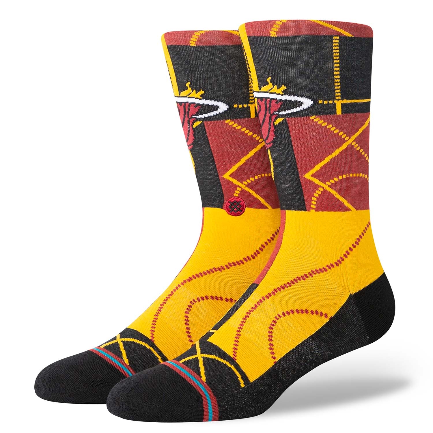 Miami Heat Zone Stance NBA Crew Socks